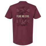 Fear No Evil Topographic Tee - Small - Shirt