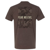 Fear No Evil Topographic Tee - Small - Shirt