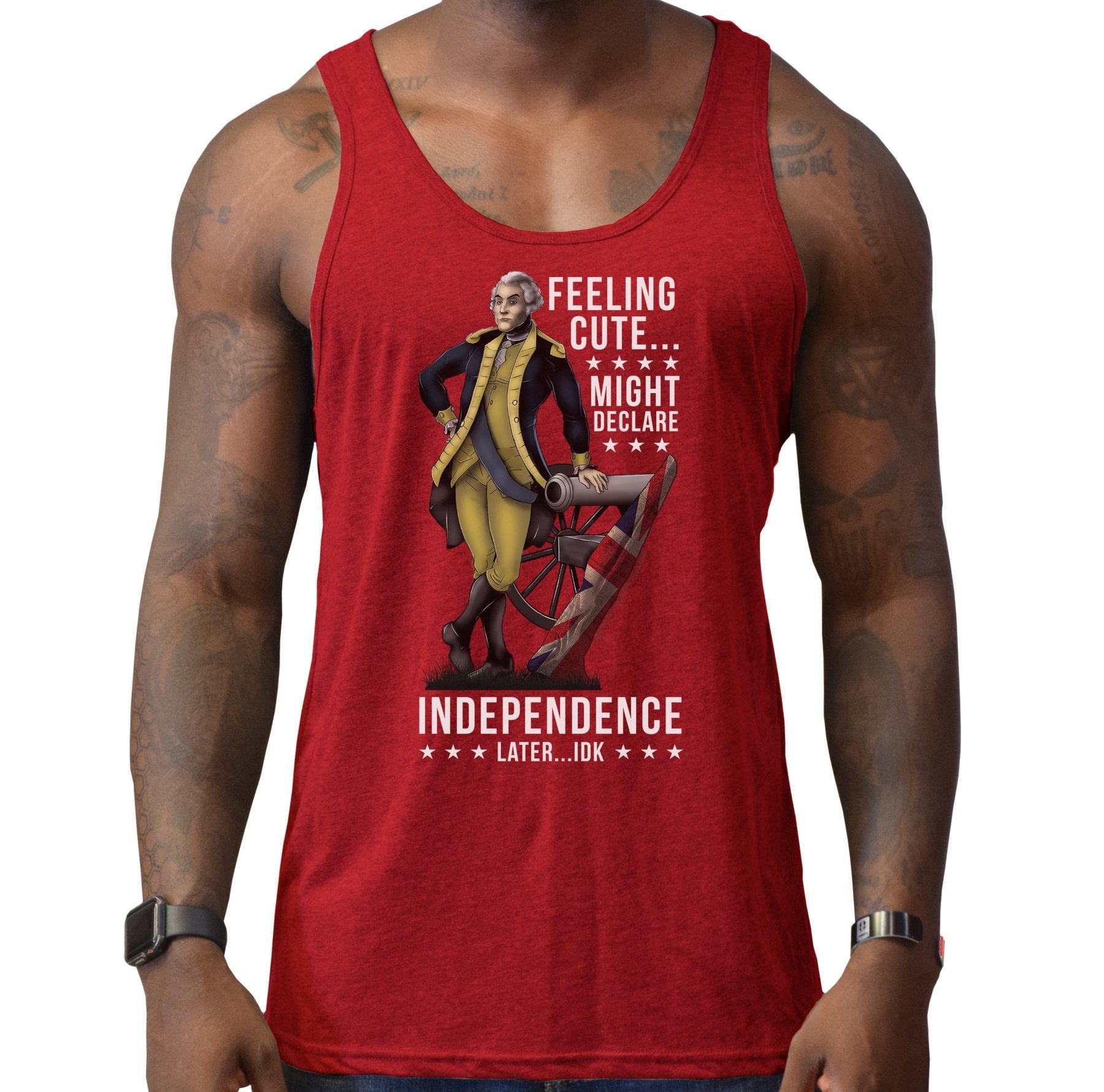 Feeling Cute Independence Tank - Small - Tank