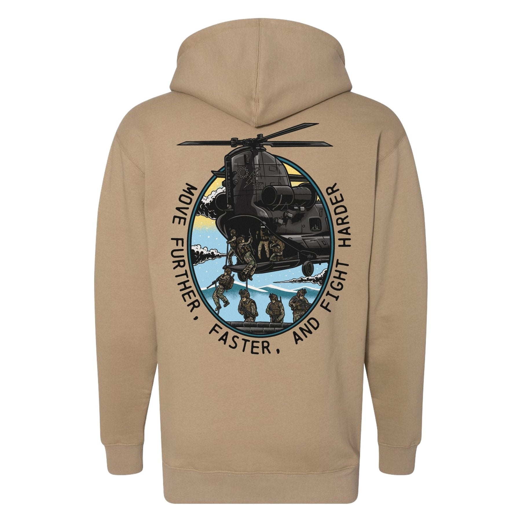 Fight Harder Fast Rope Hoodie - Small - Hoodie