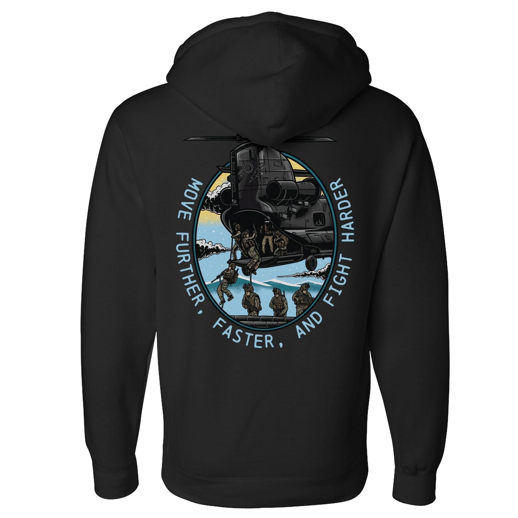 Fight Harder Fast Rope Hoodie - Small - Hoodie