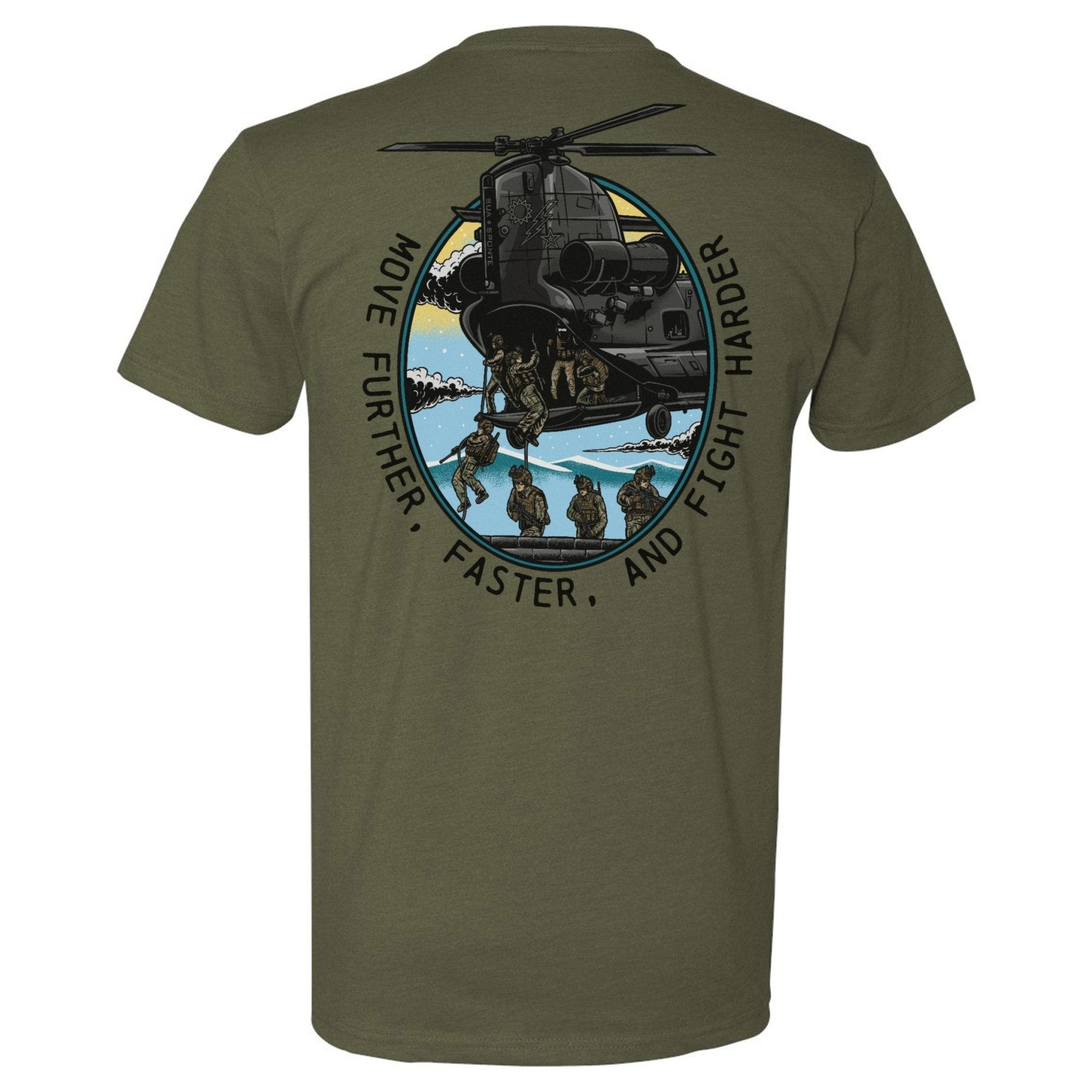 Fight Harder Fast Rope Tee - Small - Shirt