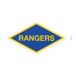 WWII Rangers Diamond Sticker - 4" - Sticker