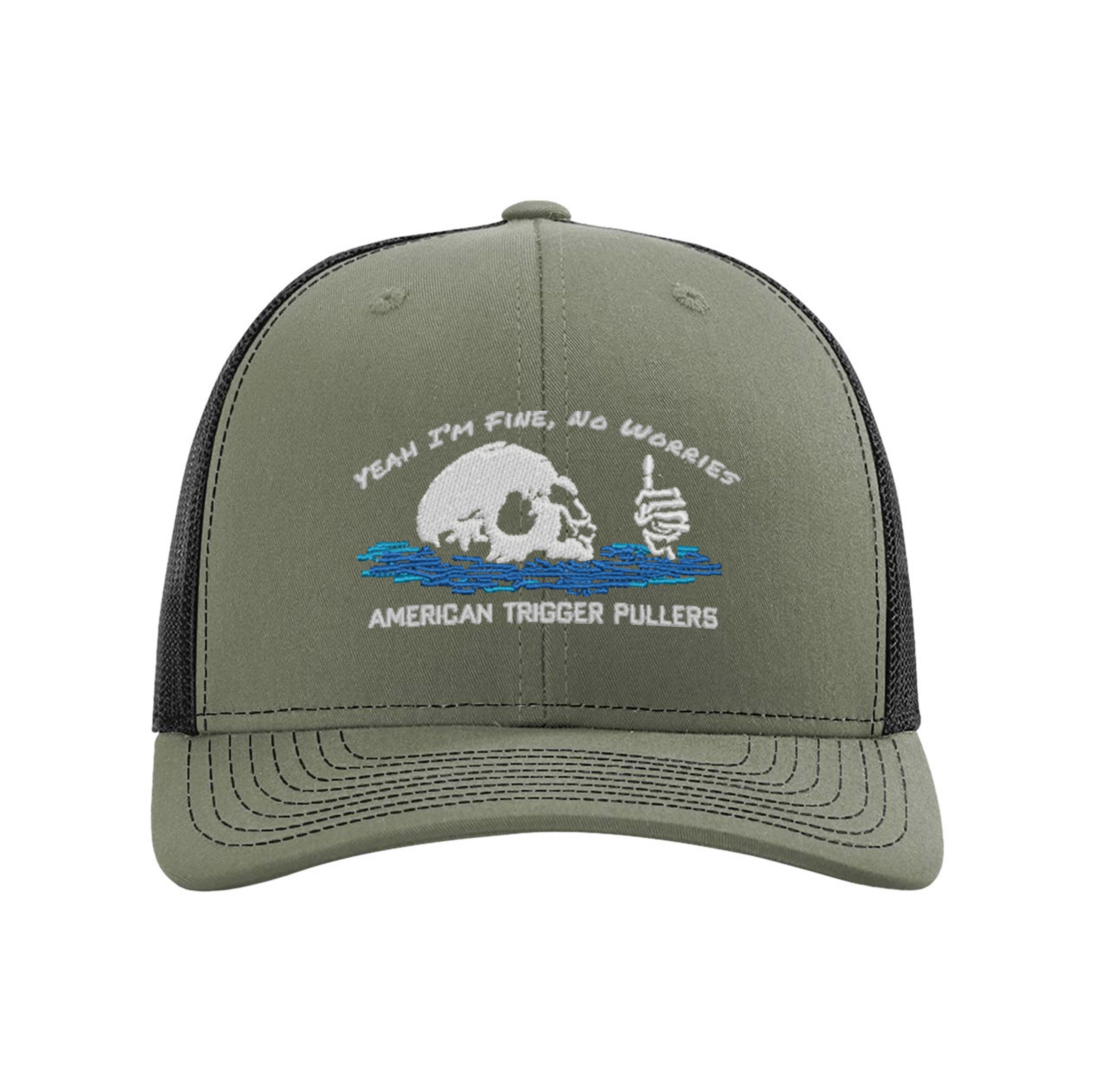 I'm Fine Snapback Trucker Hat