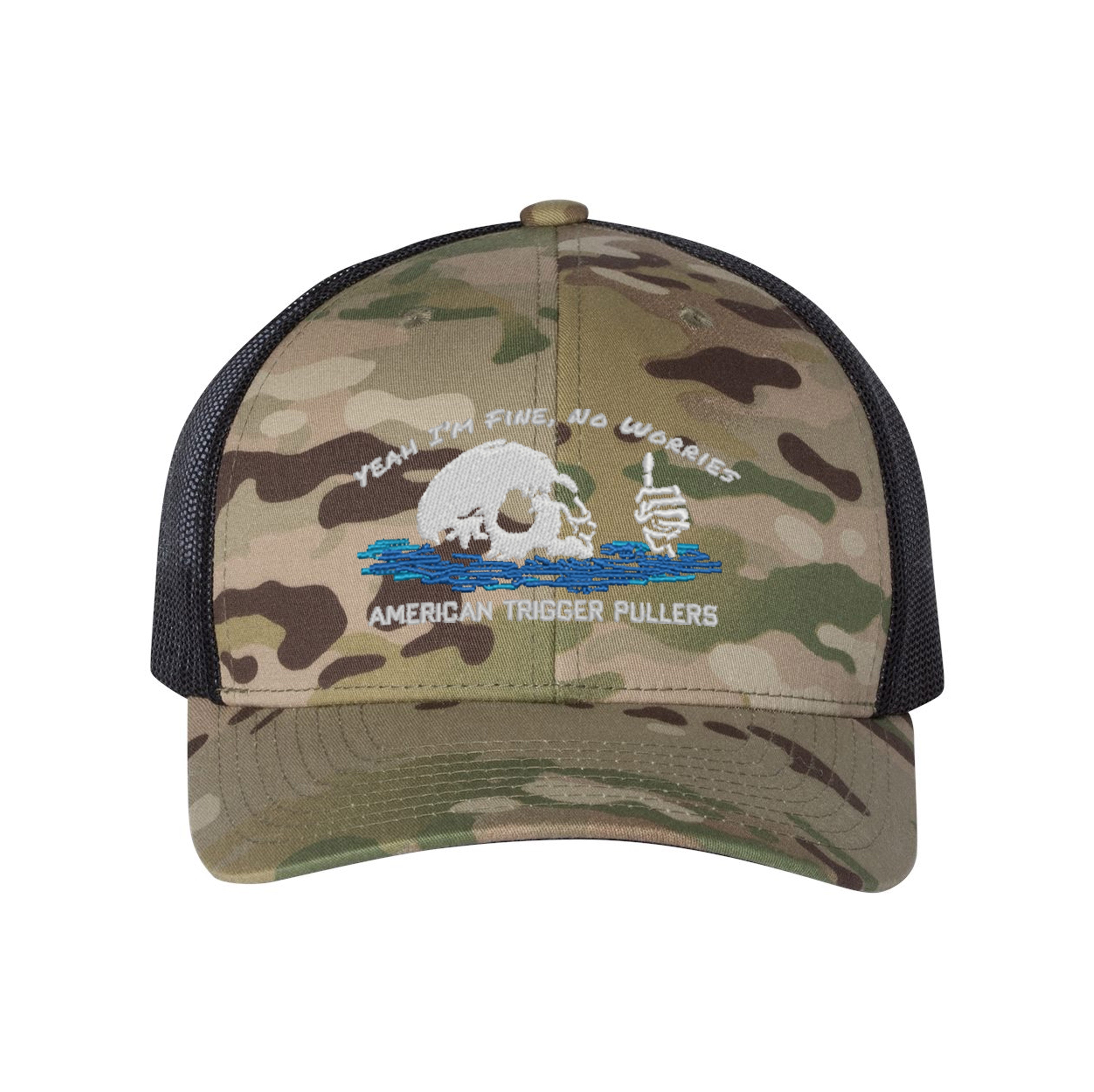 I'm Fine Retro Trucker Hat