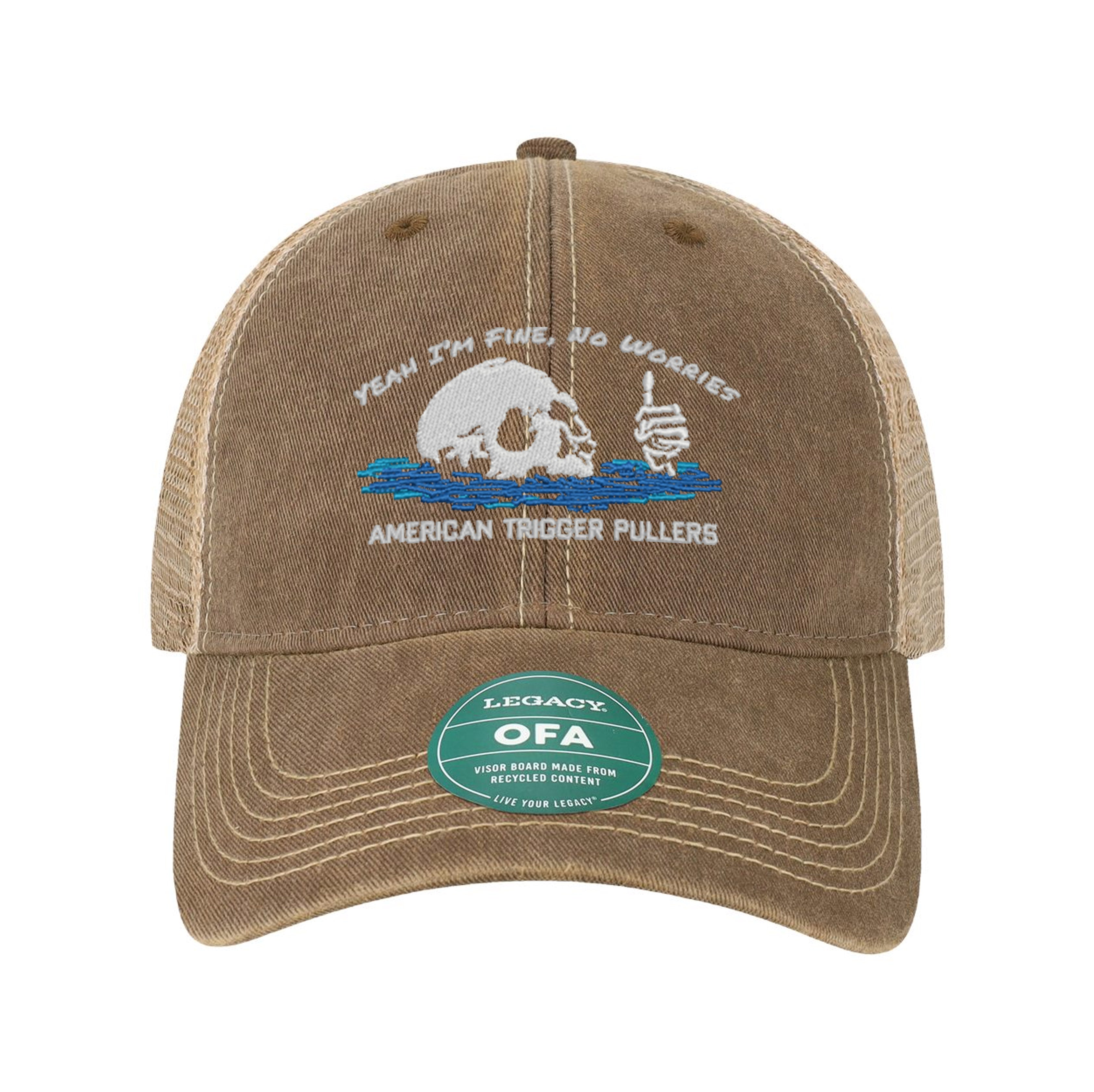 I'm Fine Old Trucker Hat