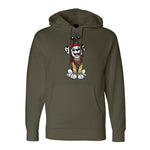 Fire Dog Hoodie - Small - Hoodie