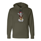 Fire Dog Hoodie - Small - Hoodie