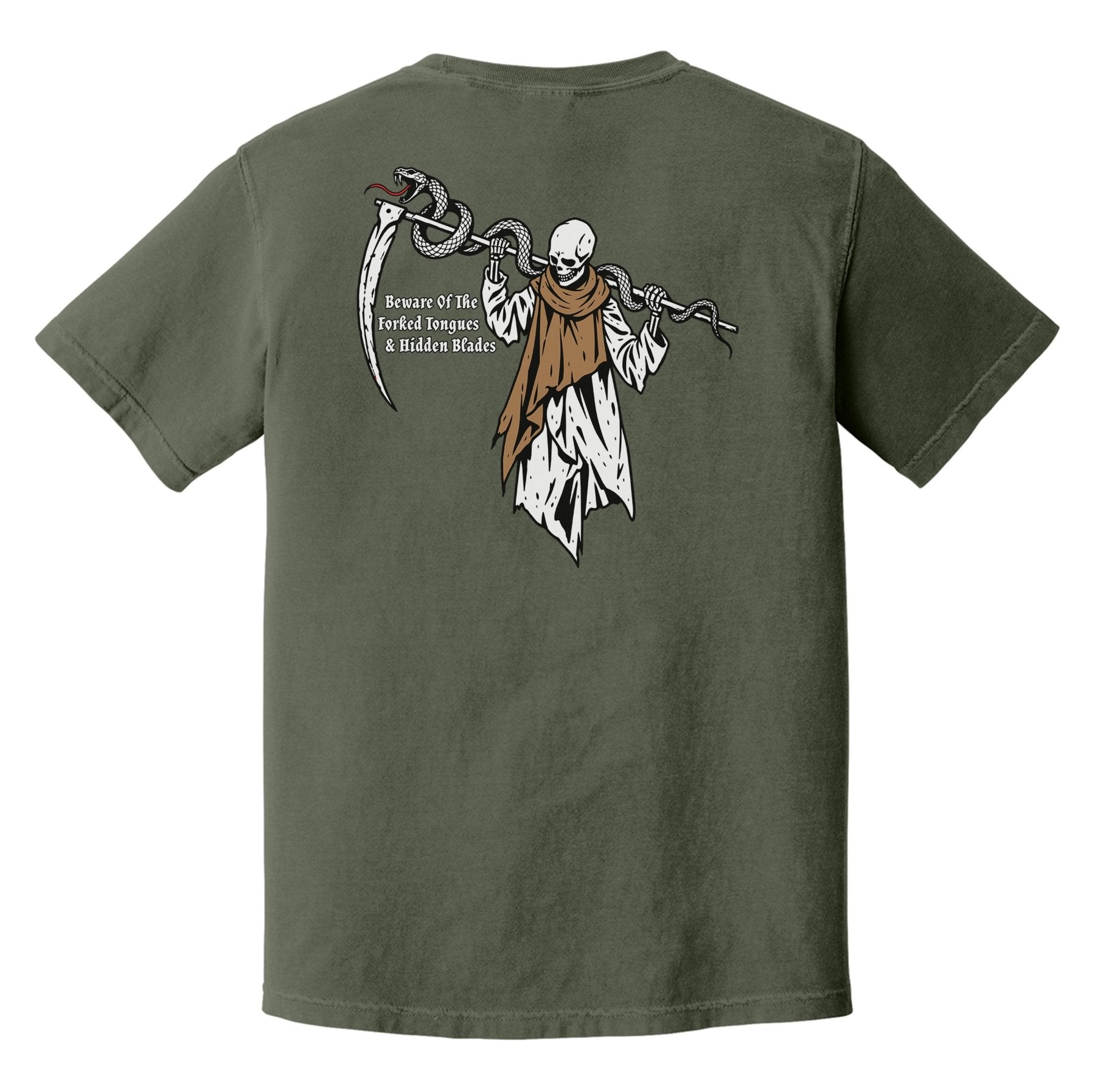 Forked Tongues Heavyweight Tee - Small - Shirt