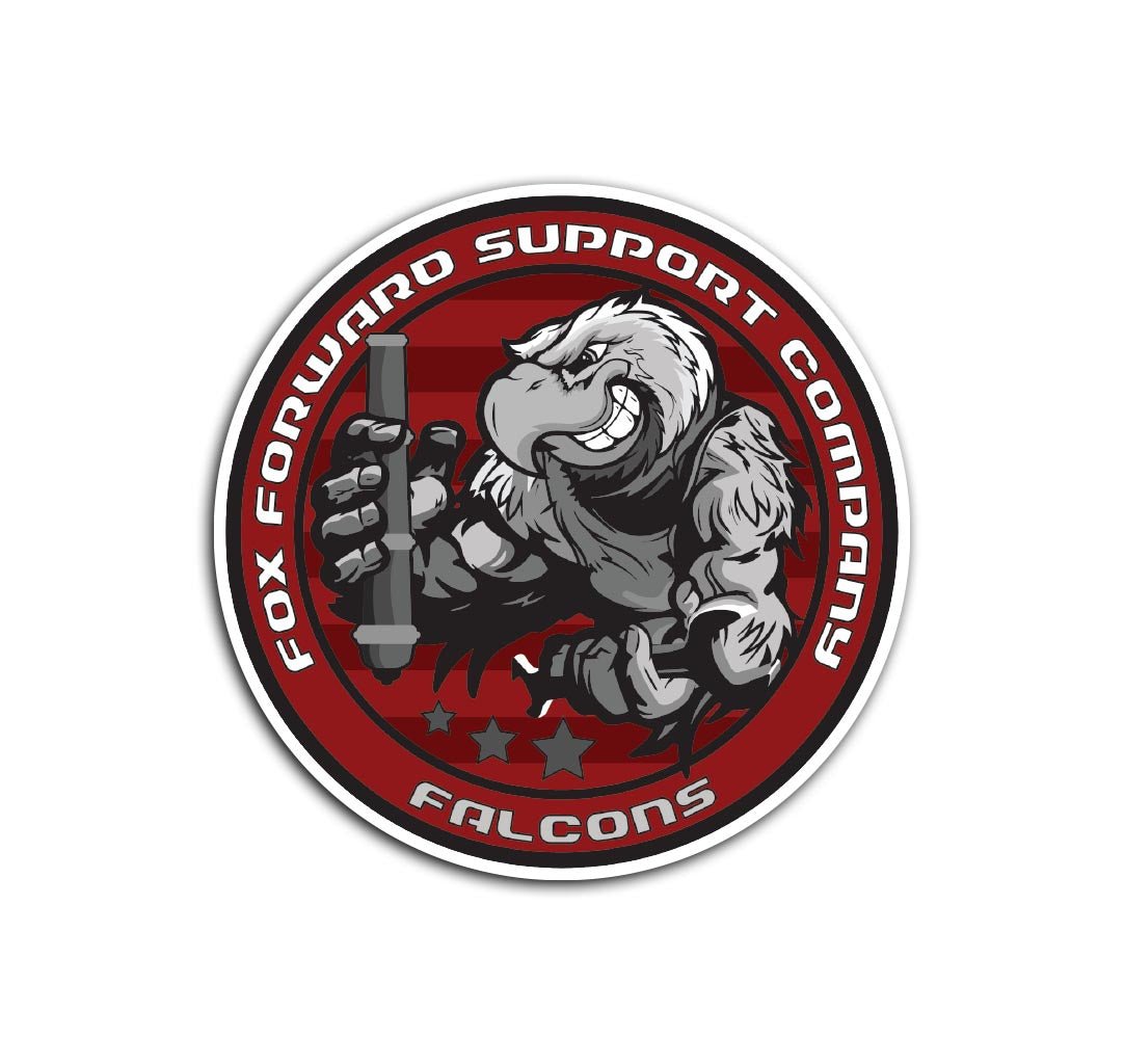 Fox Forward Support Sticker - 4" x 4" - Private Sticker