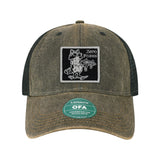 Zero Foxes Patch Old Trucker Hat