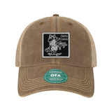 Zero Foxes Patch Old Trucker Hat
