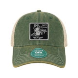 Zero Foxes Patch Old Trucker Hat