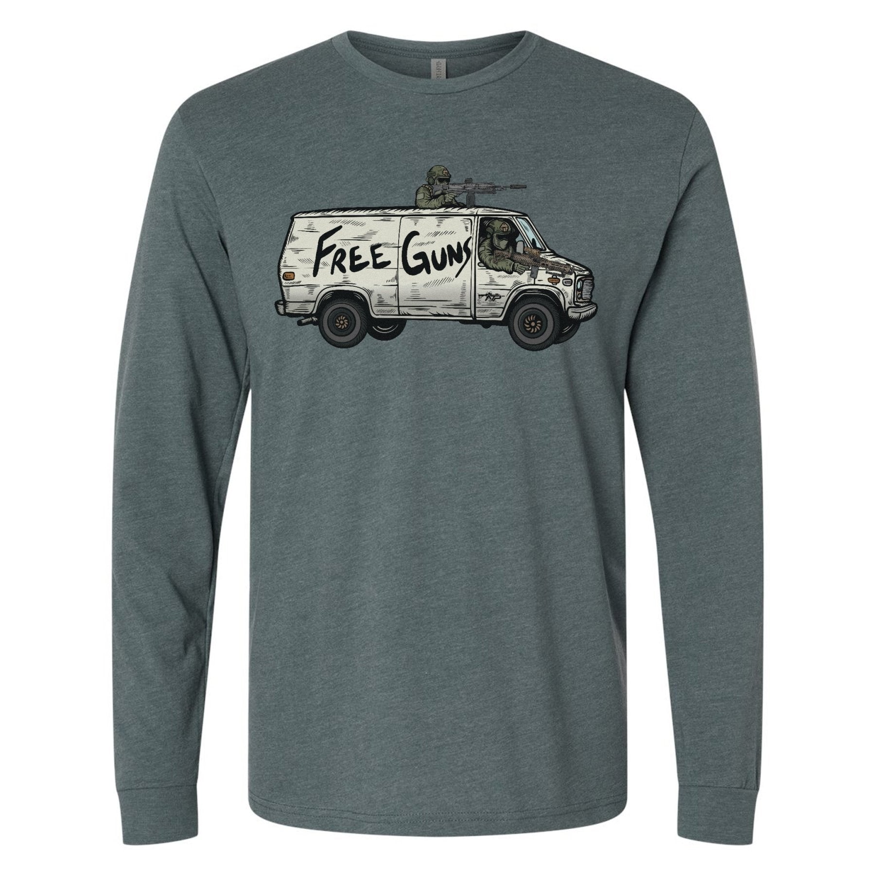 Free Guns Van Long Sleeve Shirt - Small - Long Sleeve