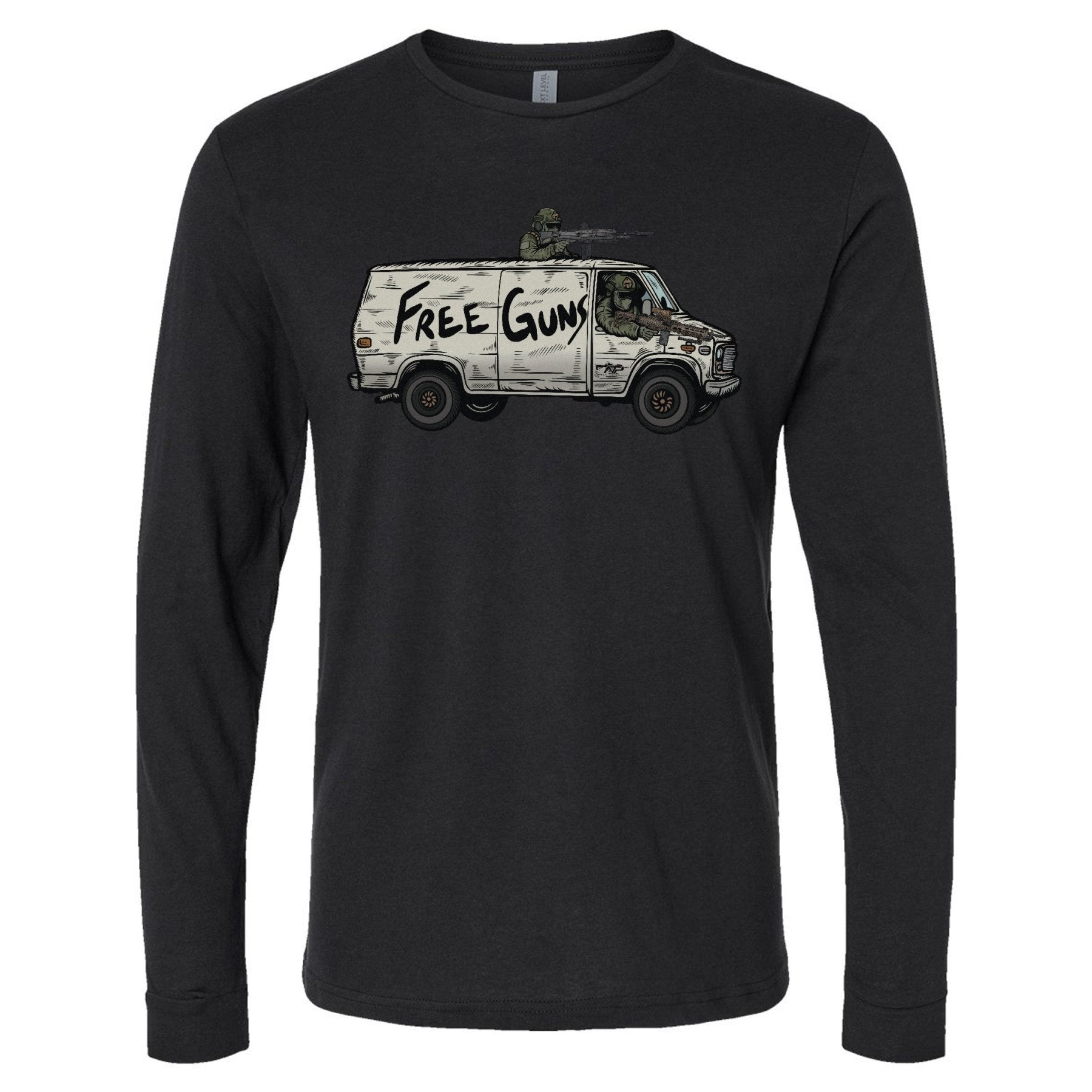 Free Guns Van Long Sleeve Shirt - Small - Long Sleeve