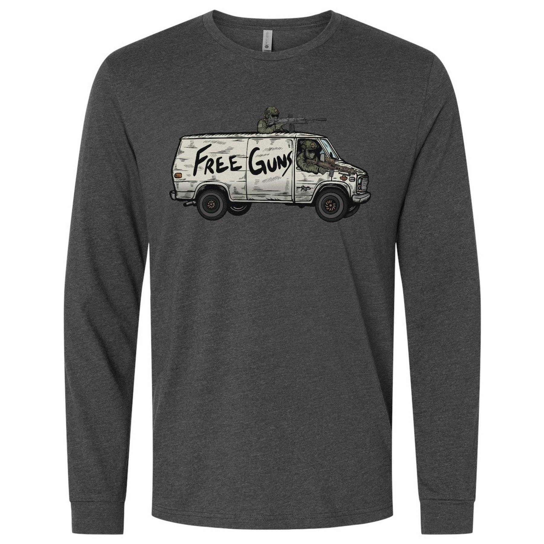 Free Guns Van Long Sleeve Shirt - Small - Long Sleeve