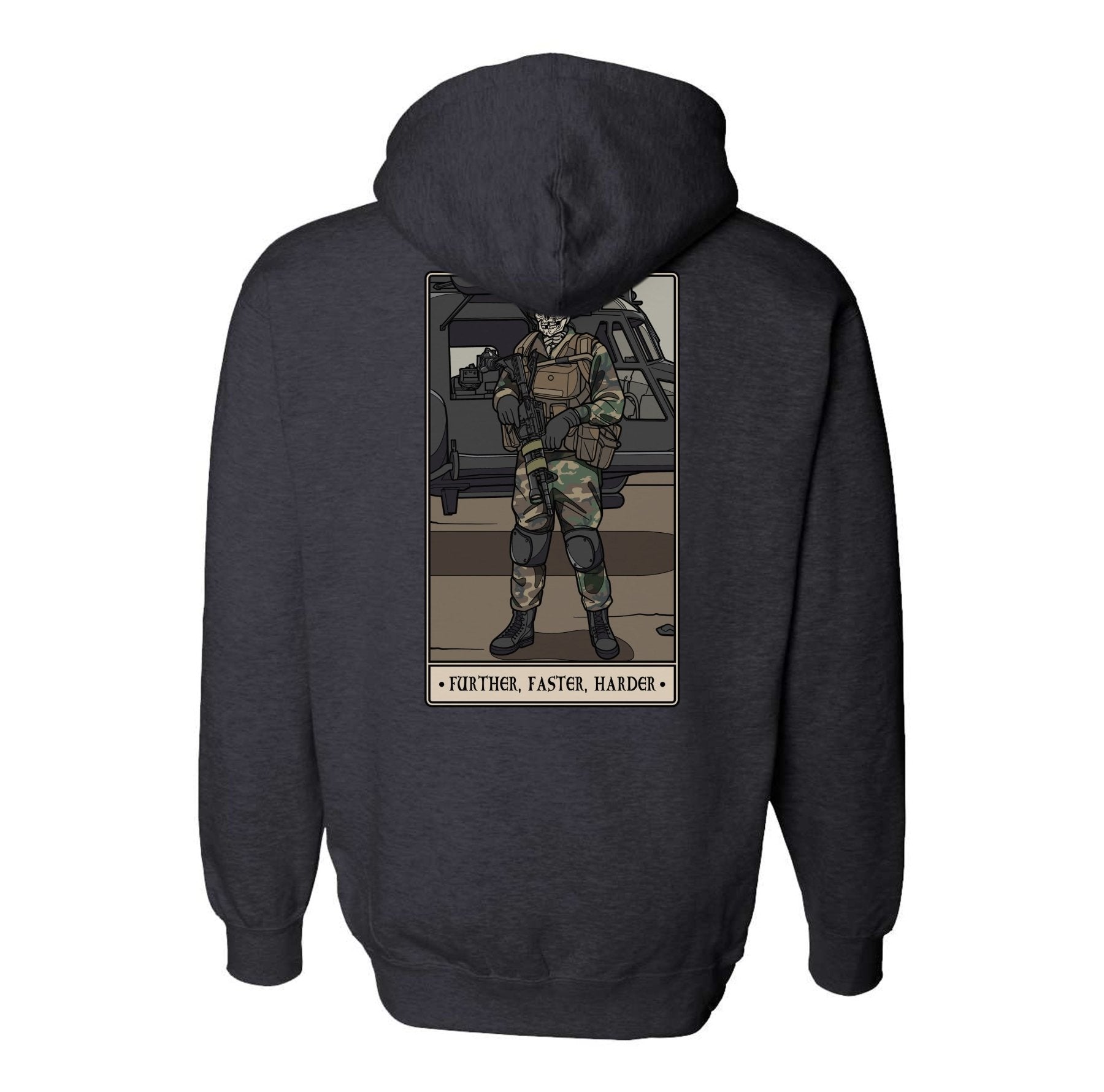 Further Faster Harder Hoodie - Small - Hoodie