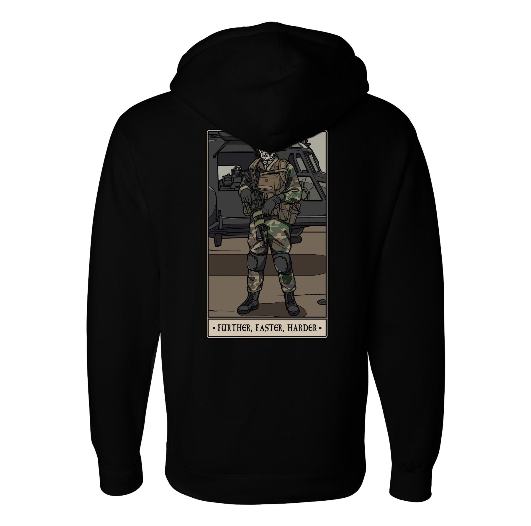 Further Faster Harder Hoodie - Small - Hoodie