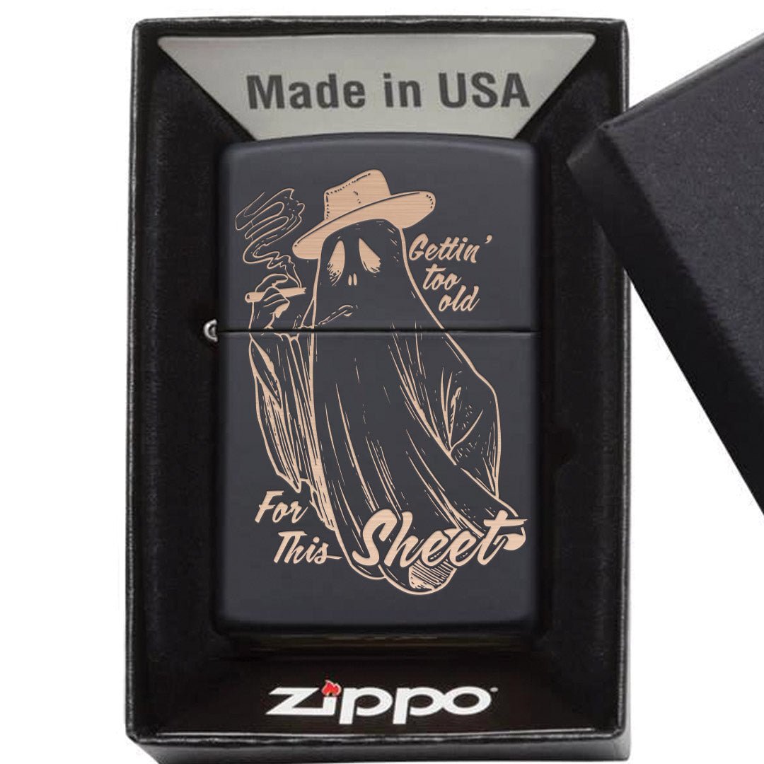 Gettin' Too Old Lighter - Matte Black - Lighter