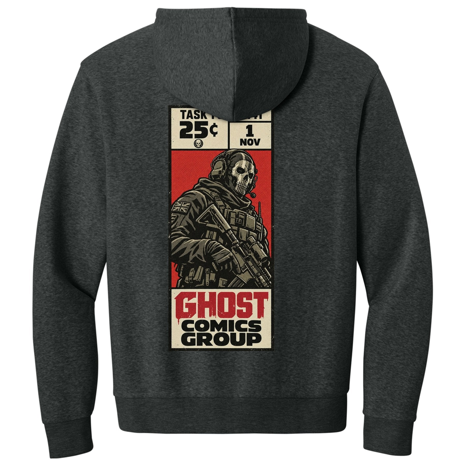 Ghost Comic Hoodie - Small - Hoodie