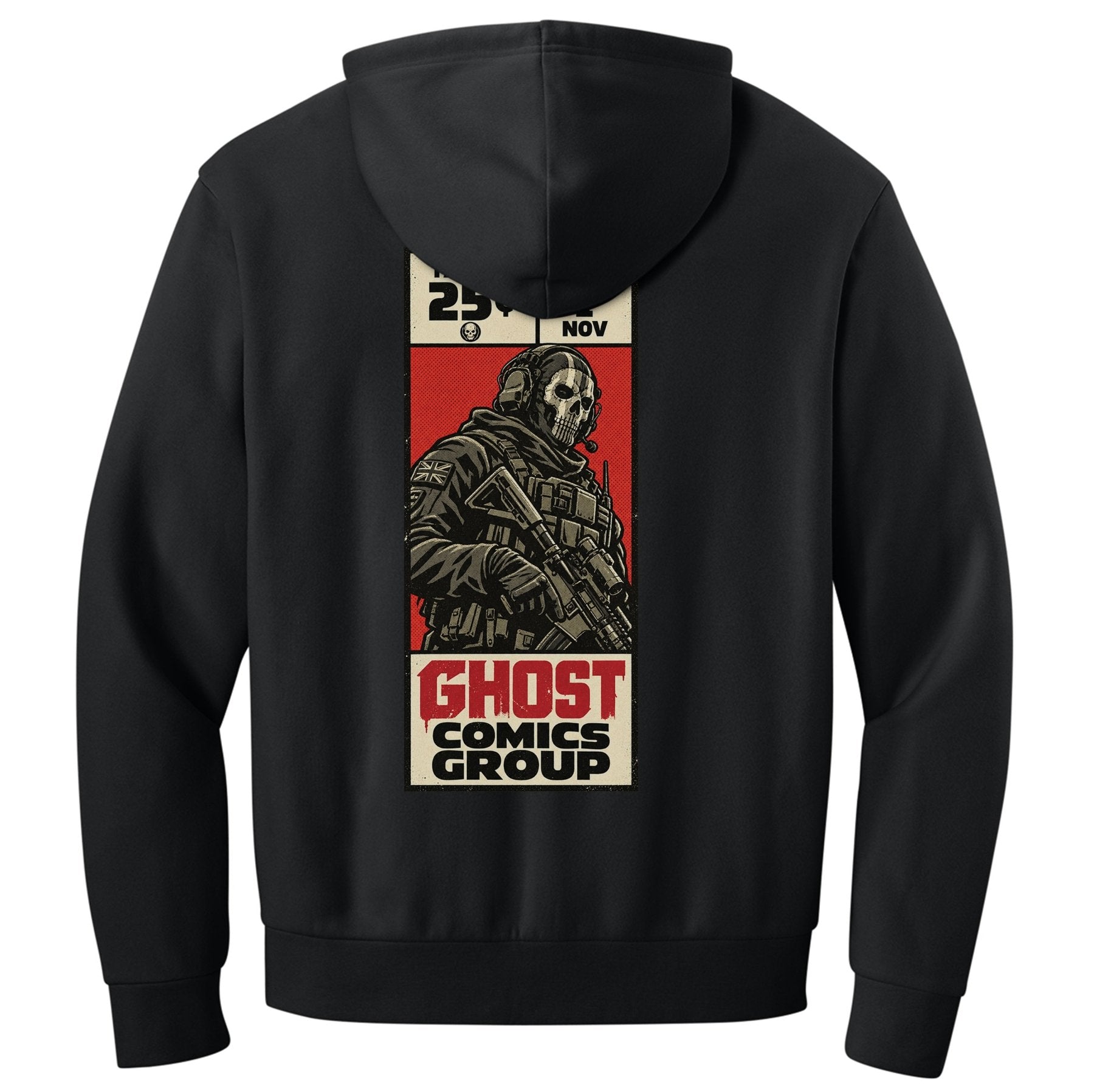 Ghost Comic Hoodie - Small - Hoodie