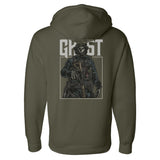 Ghost Full Color Hoodie - Small - Hoodie