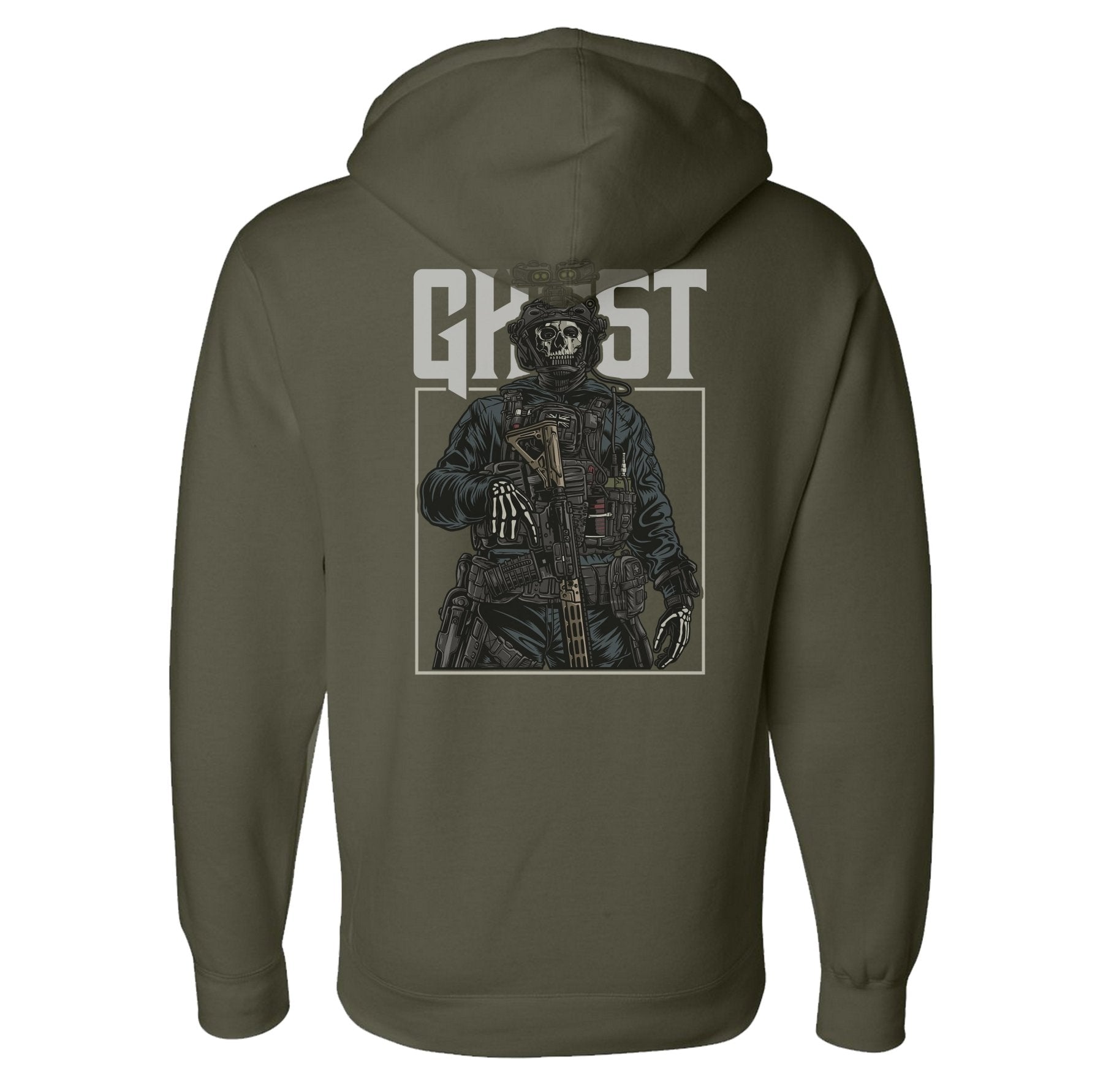 Ghost Full Color Hoodie - Small - Hoodie