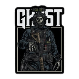 Ghost Full Color Sticker - 4" - Sticker