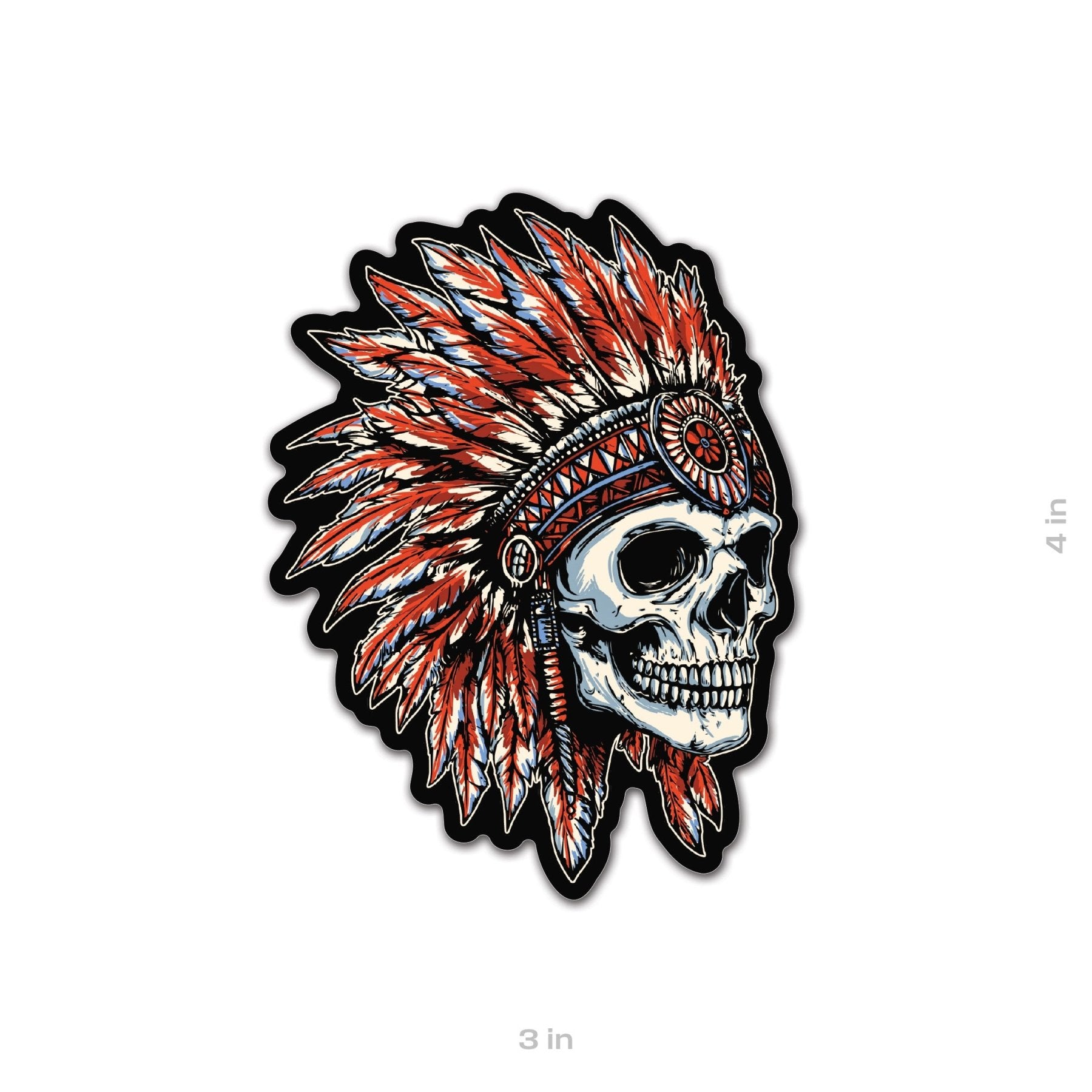 Ghost of the Tribe Sticker - 4" - Sticker