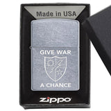 Give War A Chance 75th DUI Lighter - Chrome - Lighter