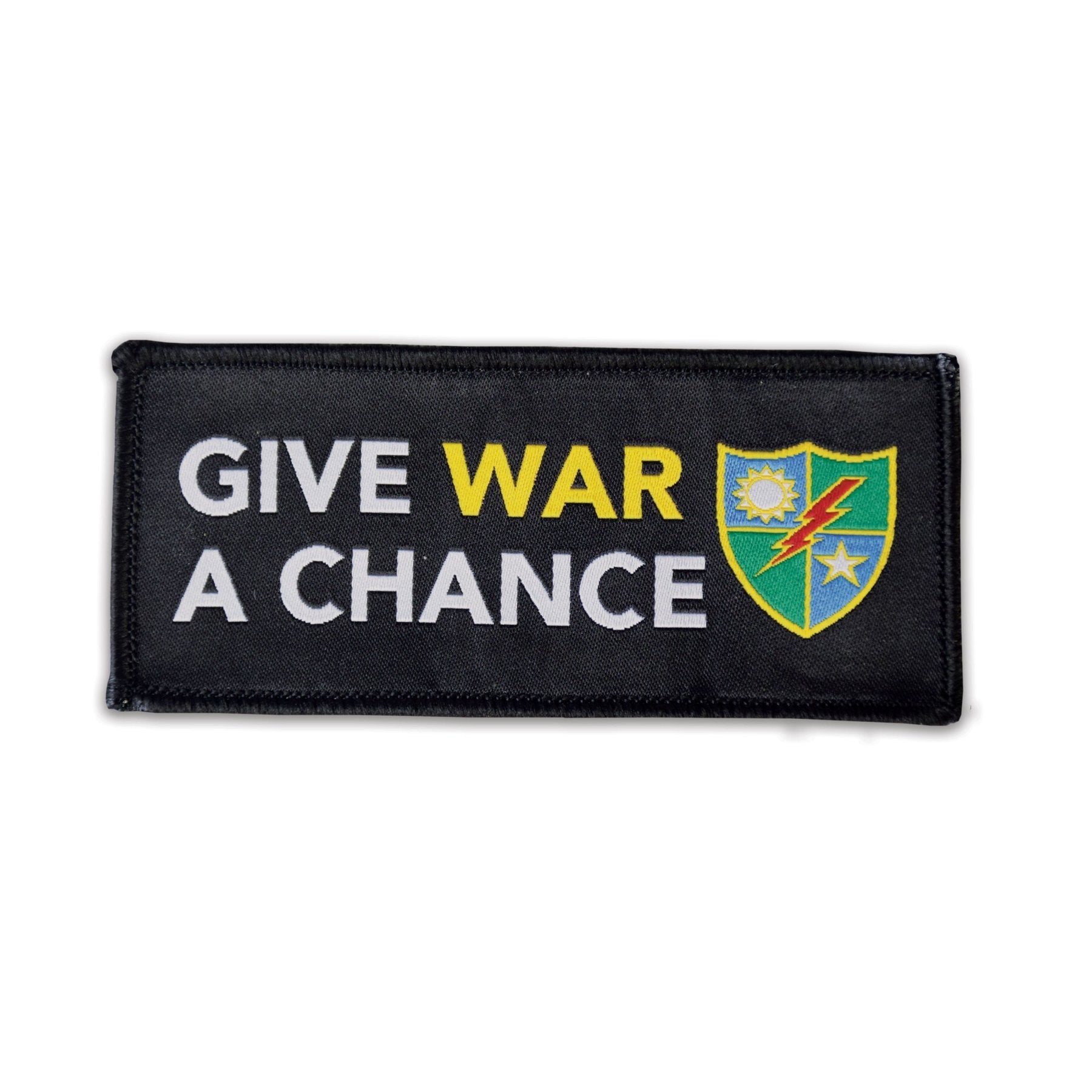 Give War A Chance DUI Embroidered Patch - Iron - On - Patches