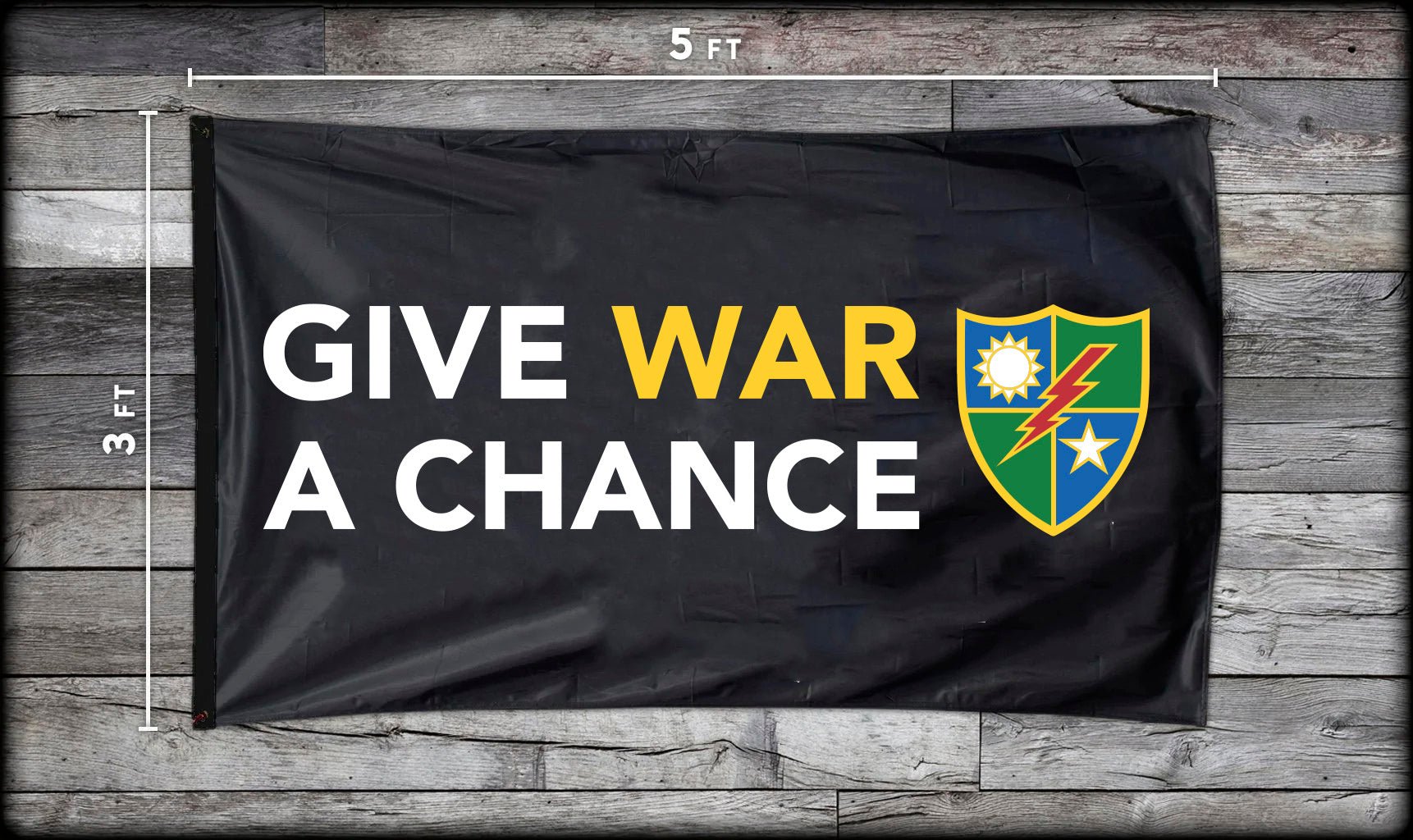 Give War A Chance DUI Flag - 3' x 5' - Flag