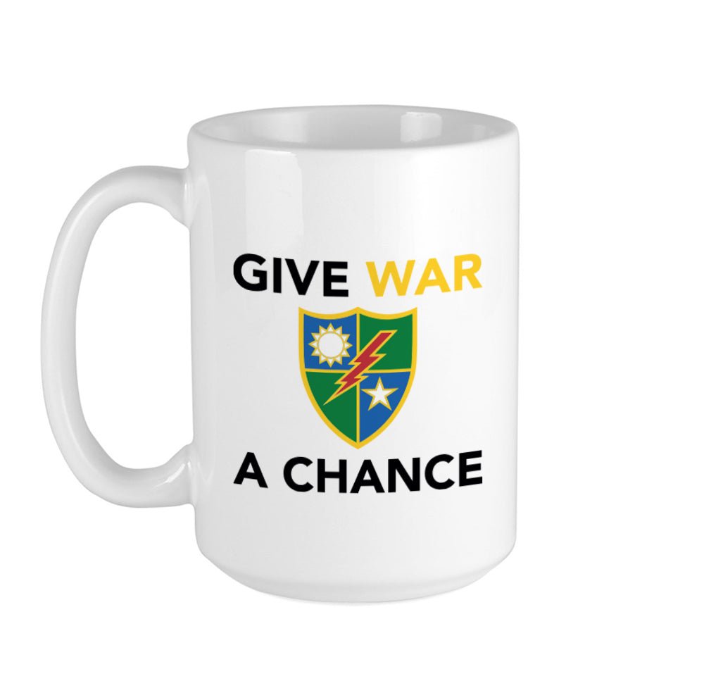 Give War A Chance Mug - 15oz Ceramic - Mug