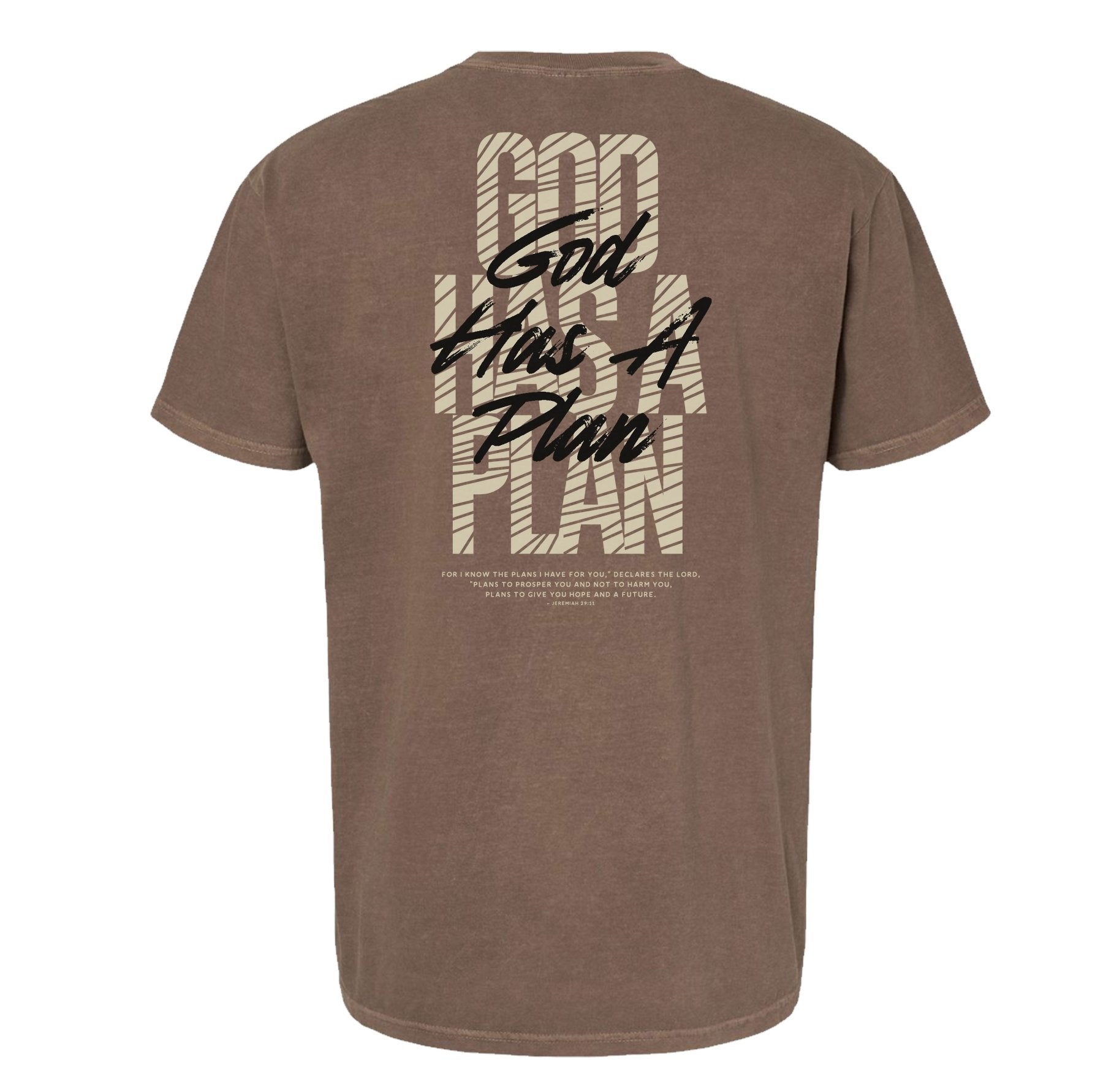 God Has A Plan Heavyweight Tee - Small - Shirt