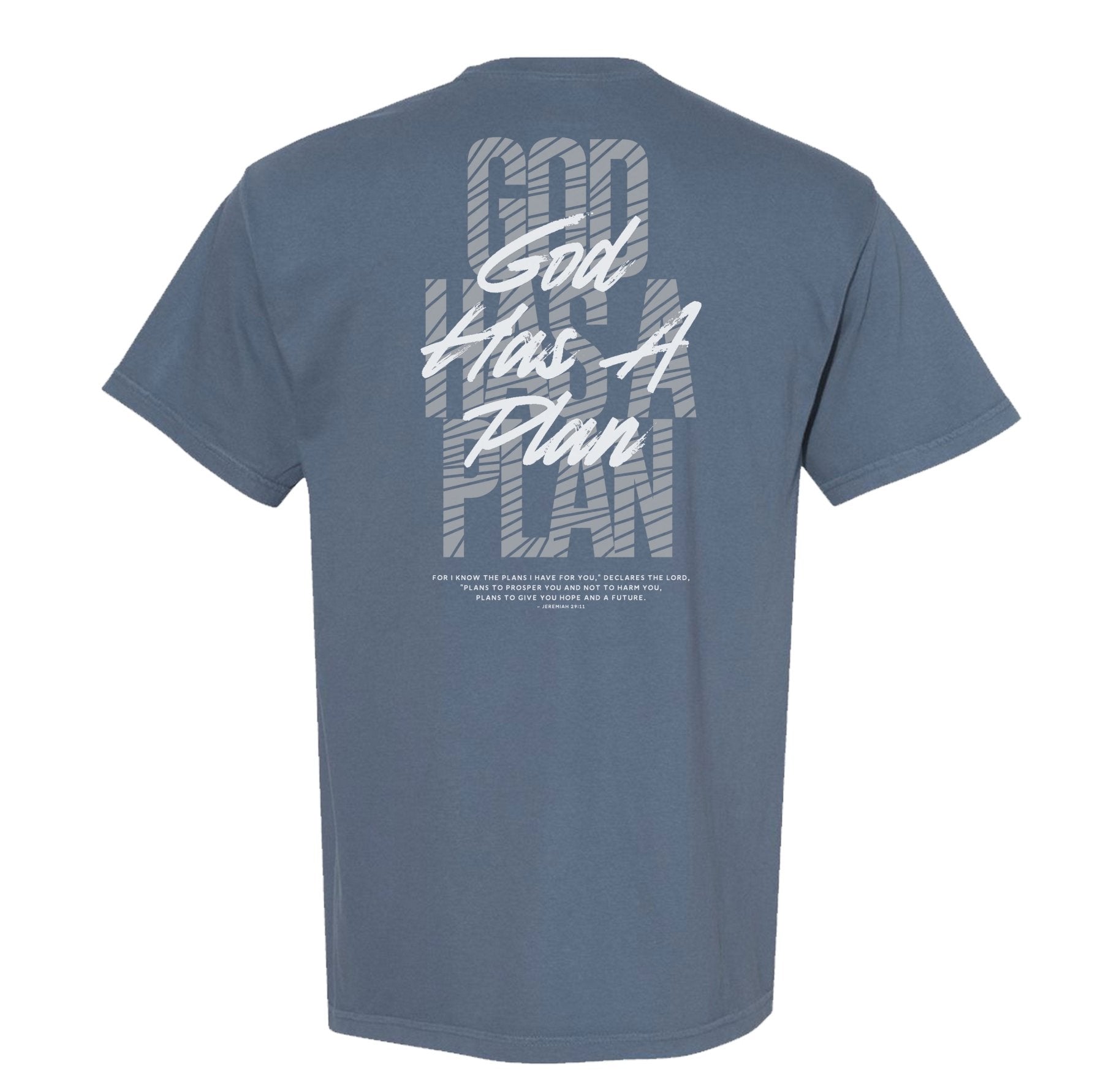 God Has A Plan Heavyweight Tee - Small - Shirt