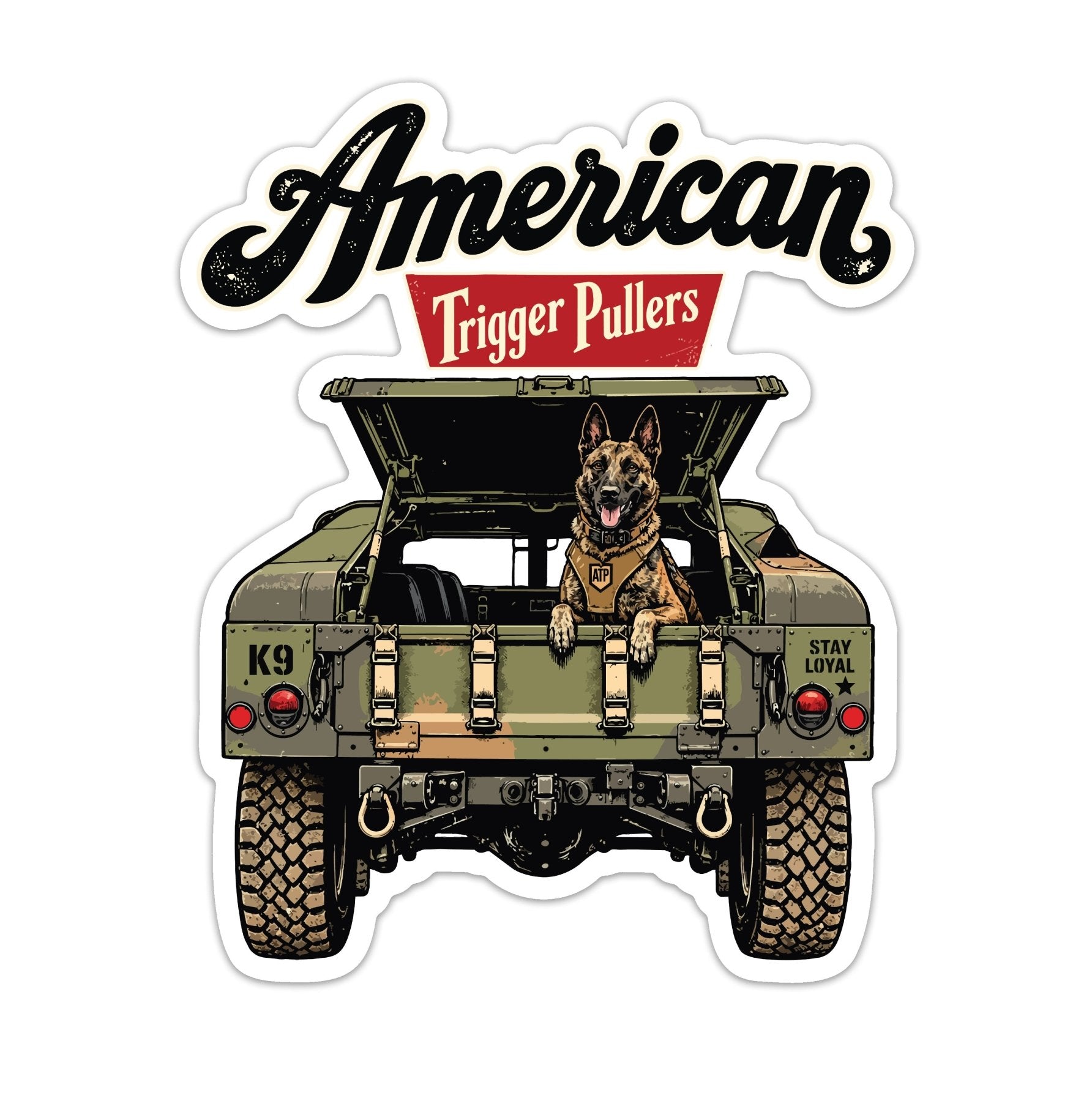 Good Boy Humvee Sticker - 4" - Sticker