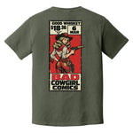 Good Whiskey Comic Heavyweight Tee - Small - Shirt