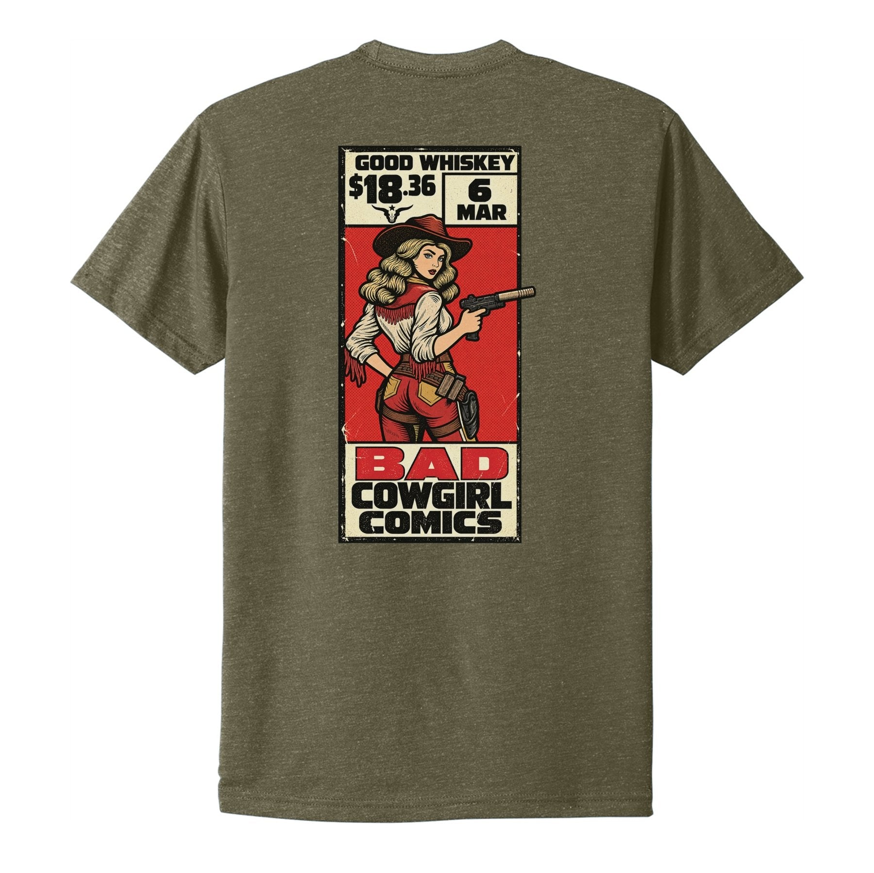 Good Whiskey Comic Tee - Small - Shirt