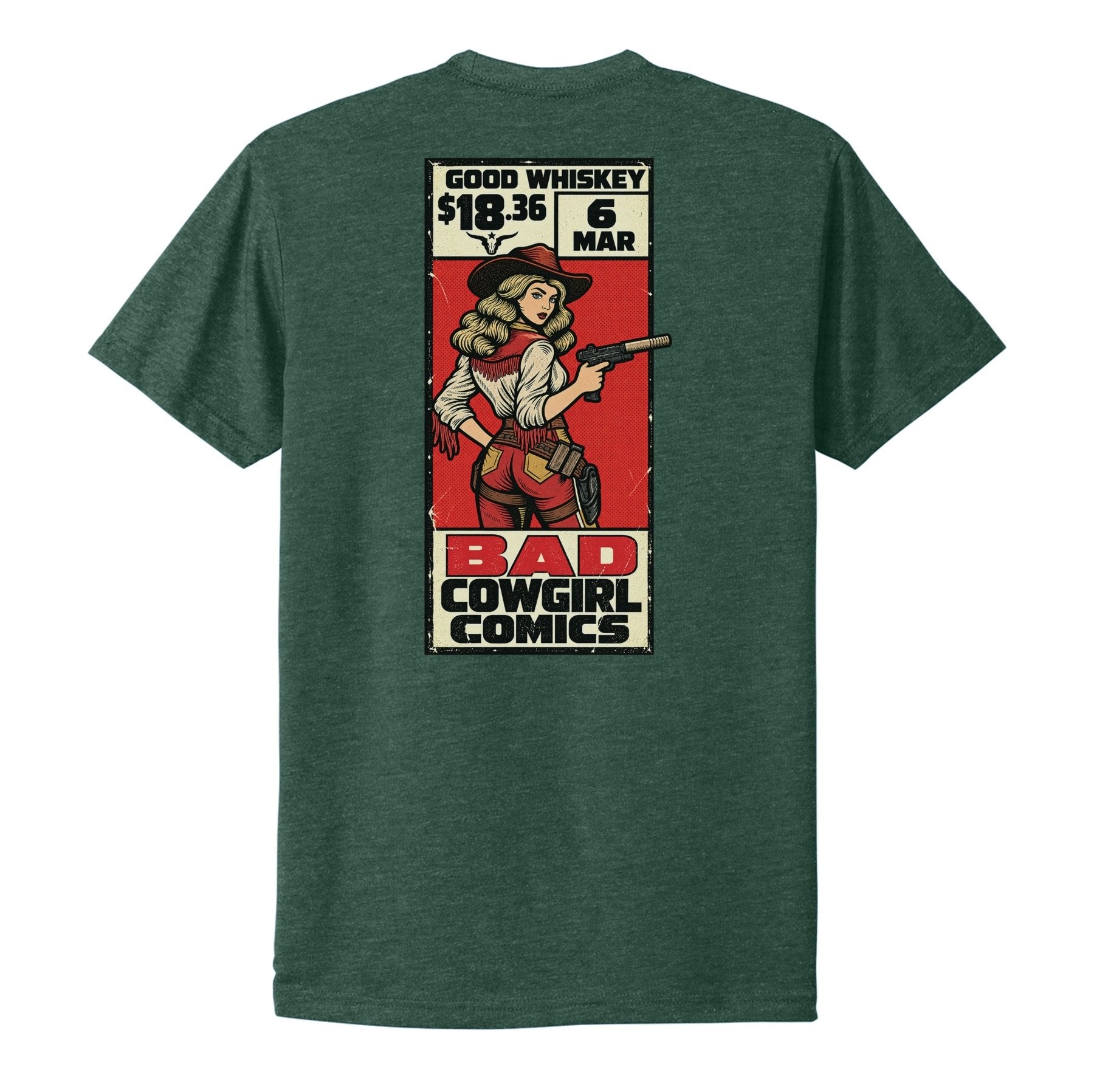 Good Whiskey Comic Tee - Small - Shirt