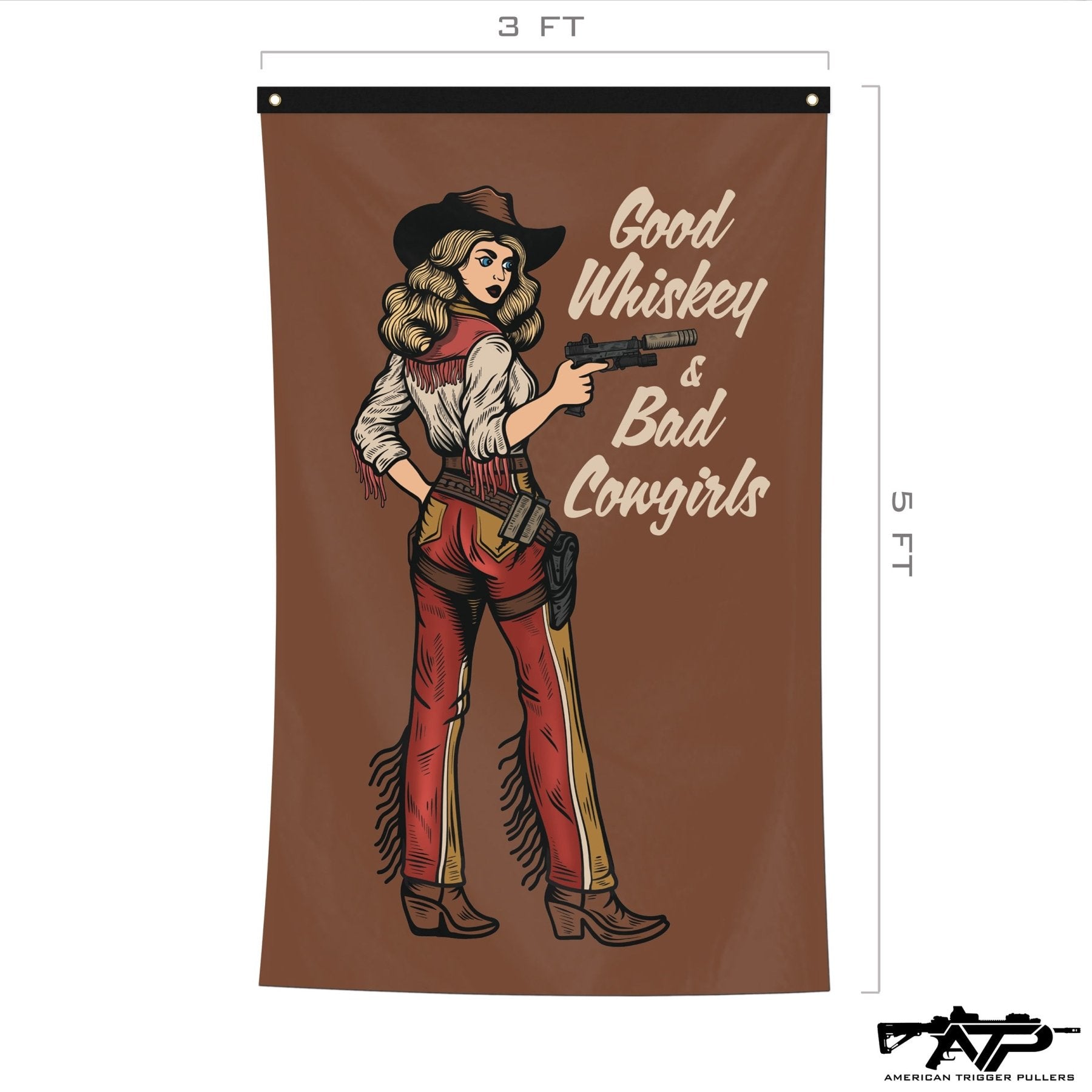 Good Whiskey Flag - 3' x 5' - Flag