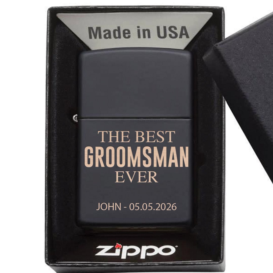 Groomsman Lighter - Matte Black - No Discount