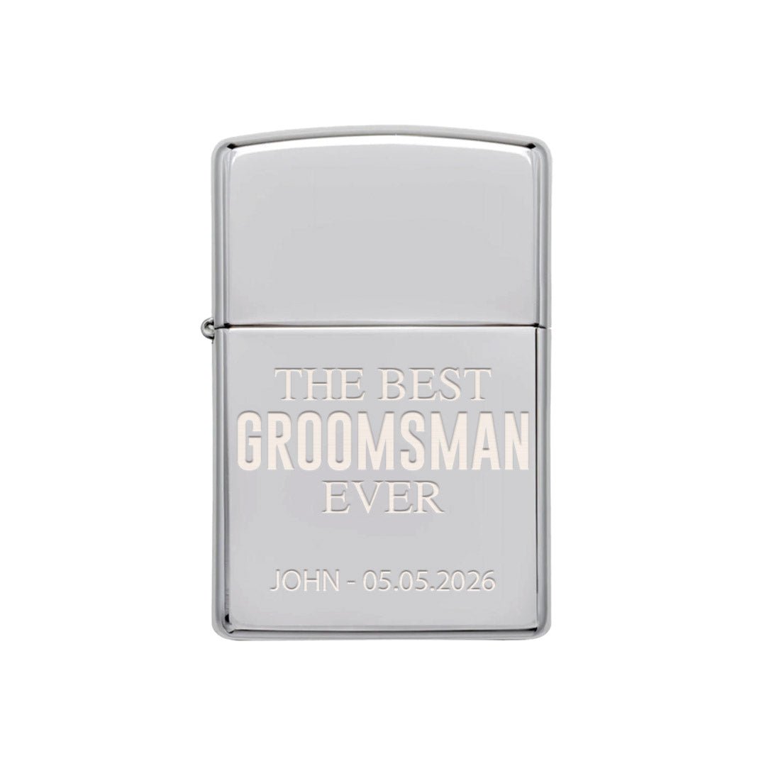Groomsman Lighter - Chrome - No Discount