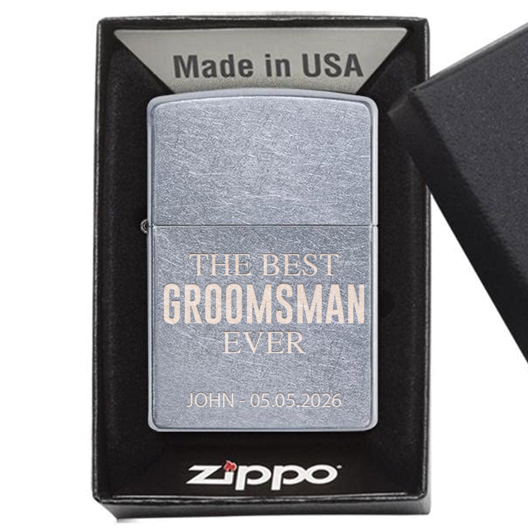 Groomsman Lighter - Chrome - No Discount