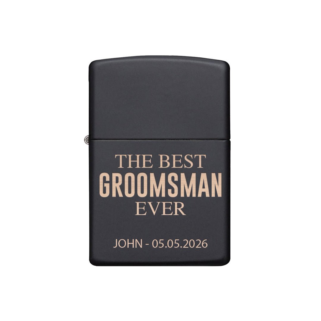 Groomsman Lighter - Matte Black - No Discount