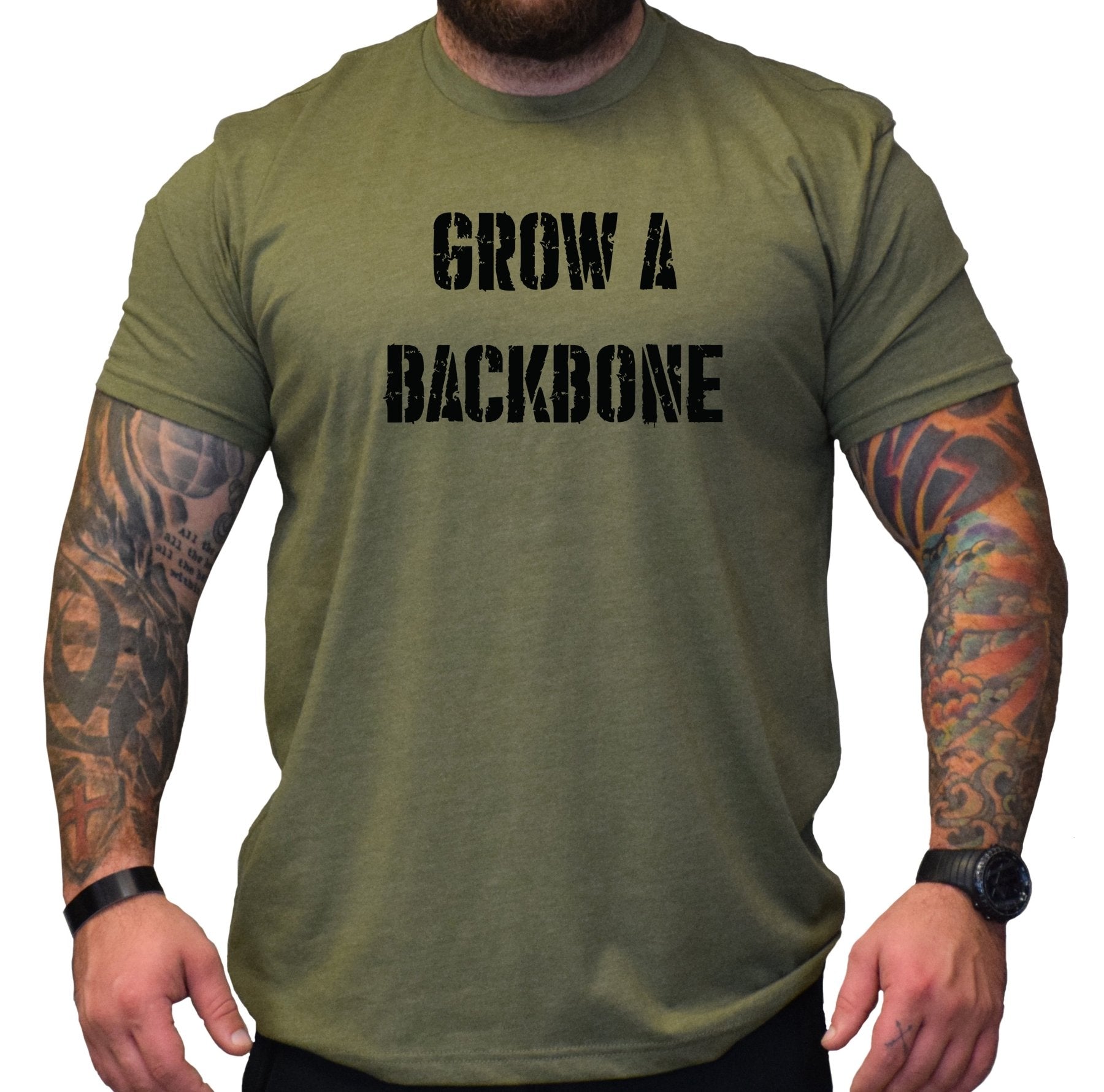 Grow A Backbone - Small - T-Shirt