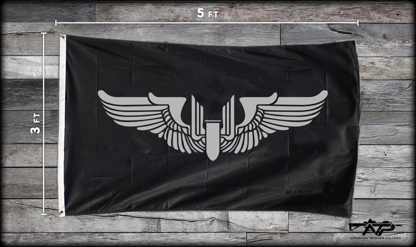 Gunner Wings Flag - 3' x 5' - Flag