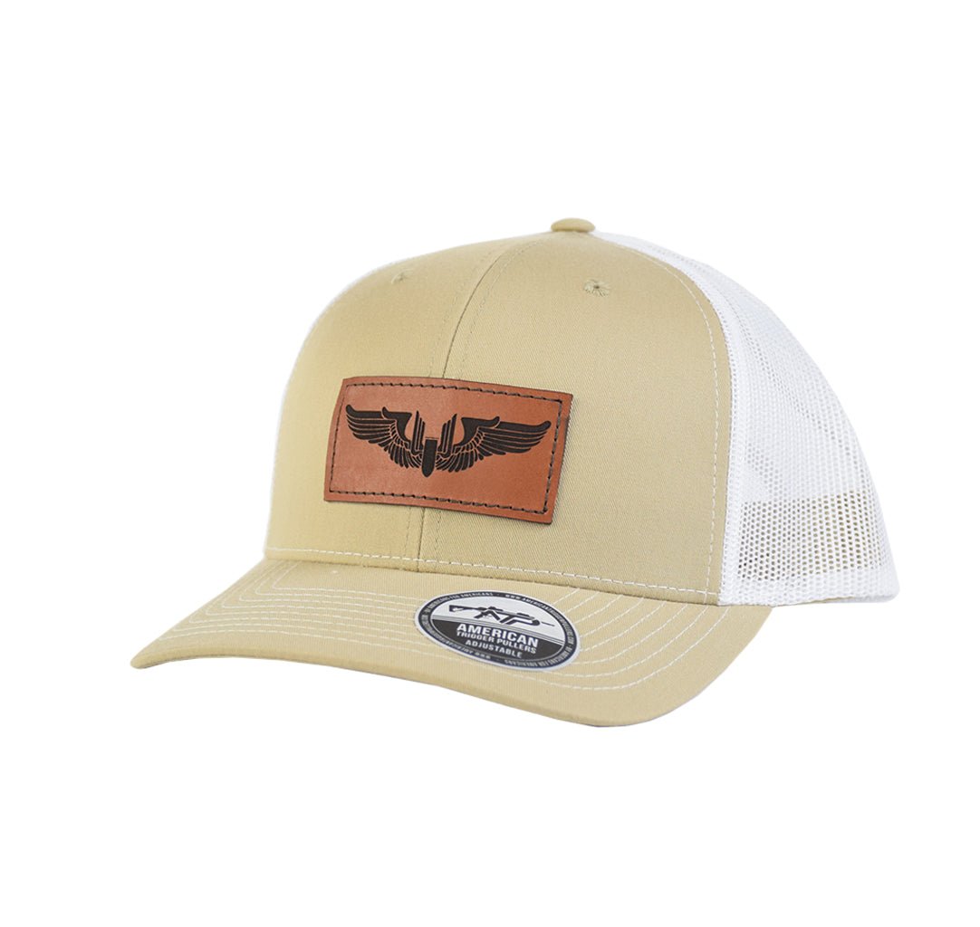 Gunner Wings Leather SnapBack - Adjustable - Headwear