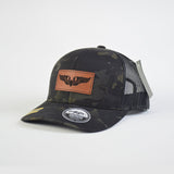 Gunner Wings Leather SnapBack - Adjustable - Headwear