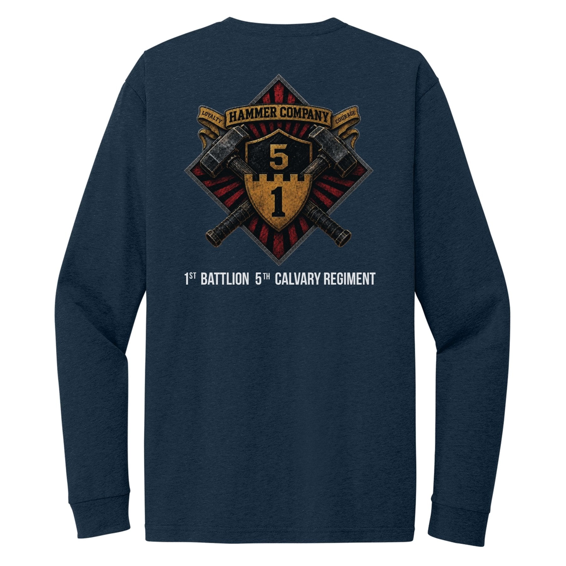 Hammer Co 1-5 CAV Long Sleeve - Small - Private Shirt