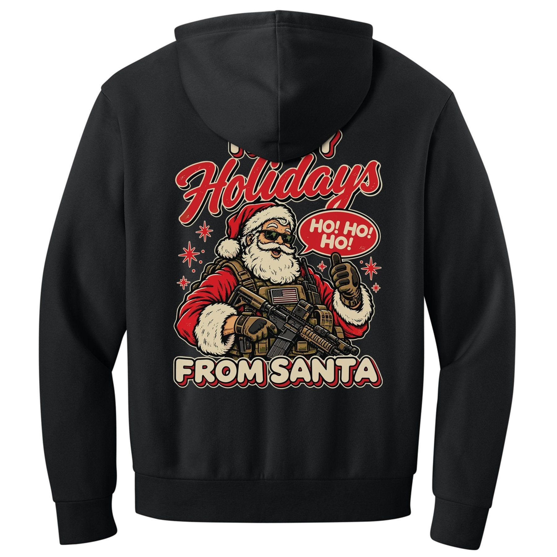 Happy Holidays Hoodie - Small - Hoodie